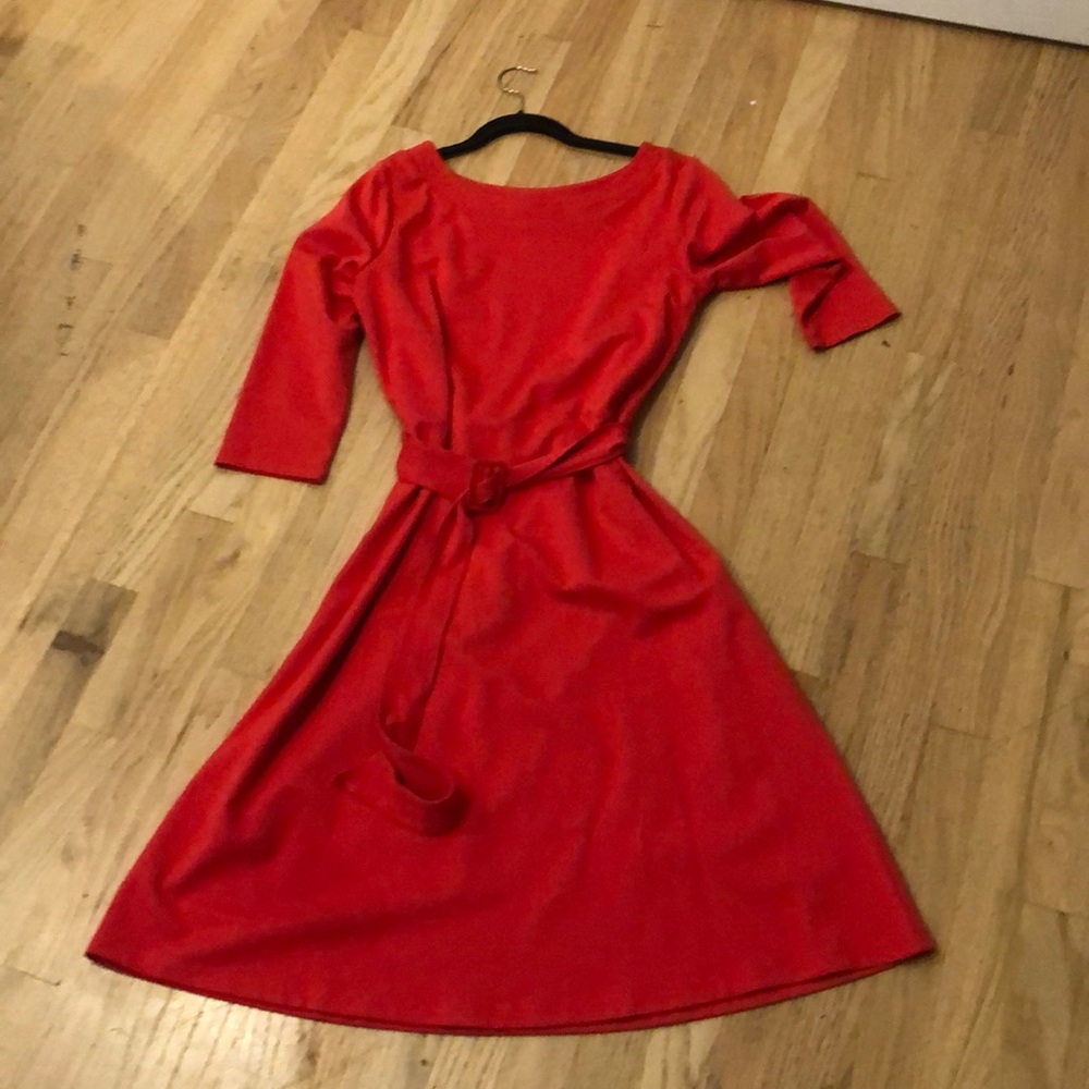 Red dress